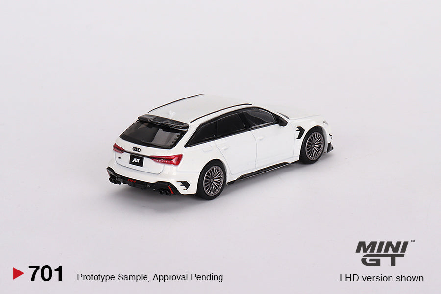 MiniGT - Audi ABT RS6-R Glacier White Metallic