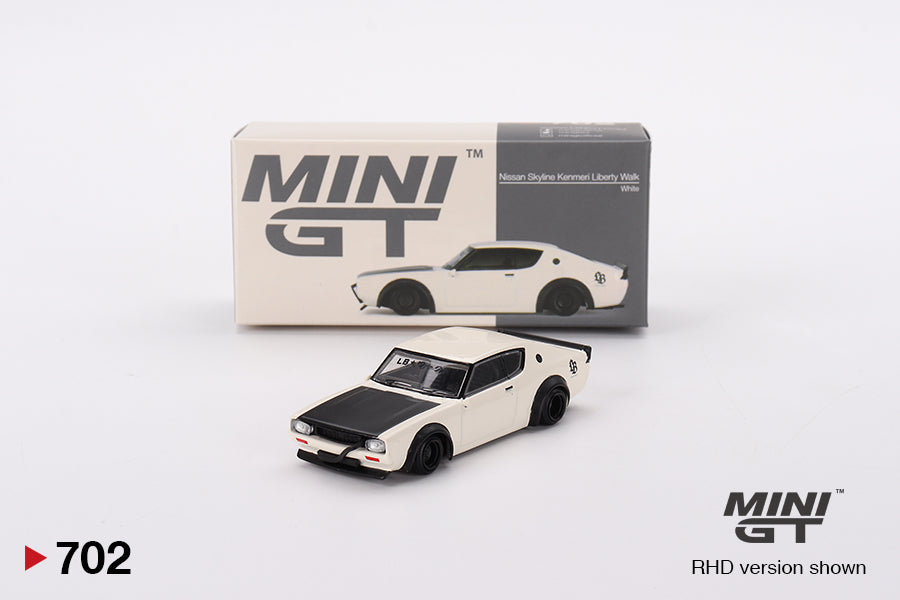 MiniGT - Nissan Skyline Kenmeri Liberty Walk White