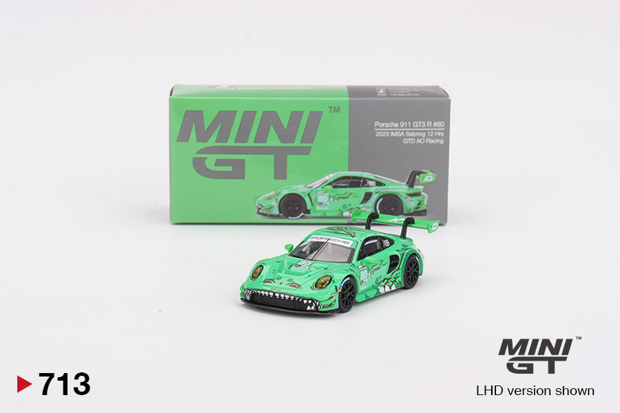 MiniGT - Porsche 911 GT3 R #80 GTD AO Racing “REXY”