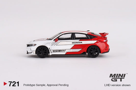 MiniGT - Honda Civic Type R #2 2023 Pace Car (Red Rear)