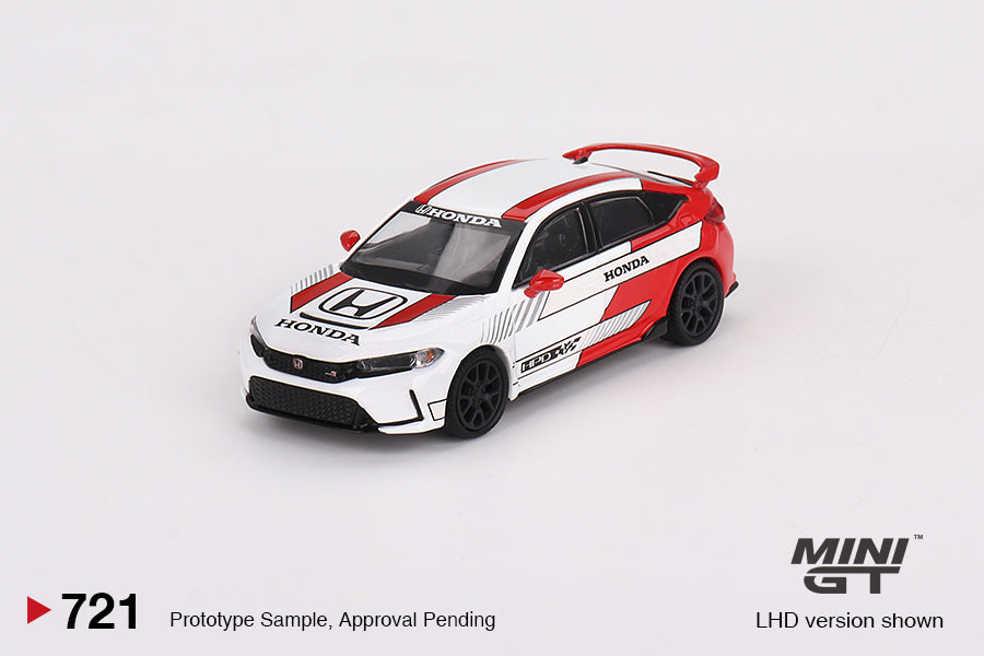 MiniGT - Honda Civic Type R #2 2023 Pace Car (Red Rear)