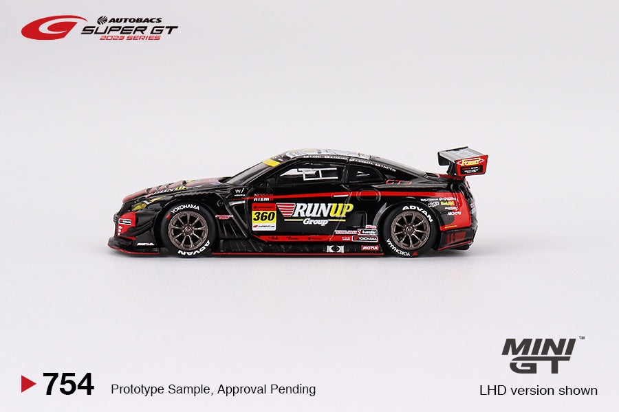 MiniGT - Nissan GT-R NISMO GT3 #360 "RUNUP RIVAUX GT-R" TOMEI SPORTS 2023 Super GT Series