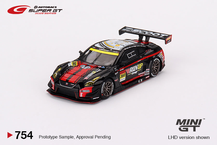 MiniGT - Nissan GT-R NISMO GT3 #360 "RUNUP RIVAUX GT-R" TOMEI SPORTS 2023 Super GT Series