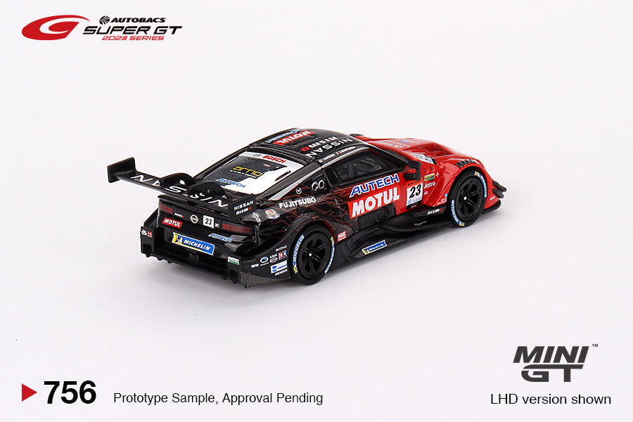 MiniGT - Nissan Z GT500 #23 "MOTUL AUTECH Z" NISMO 2023 Super GT Series