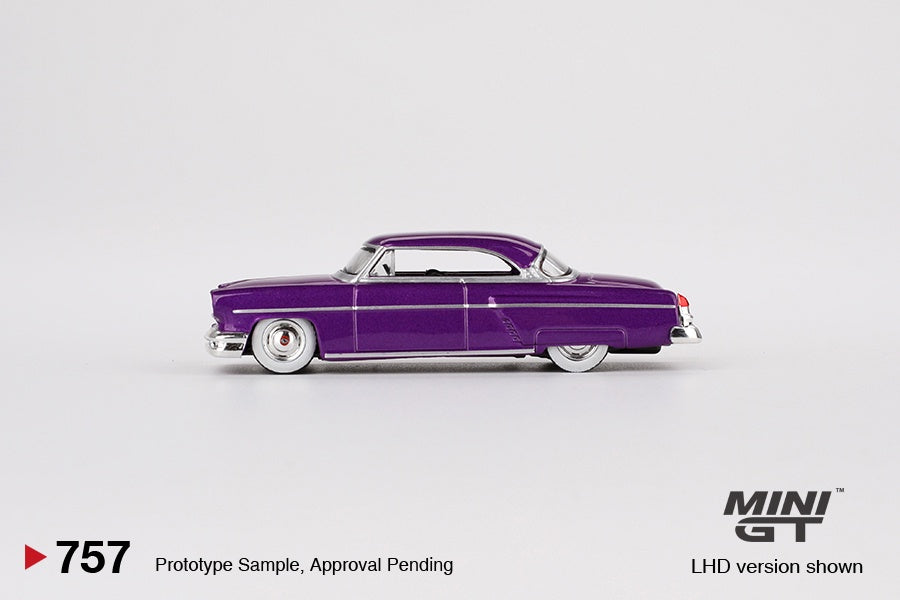 MiniGT - Lincoln Capri Hot Rod 1954 Purple Metallic