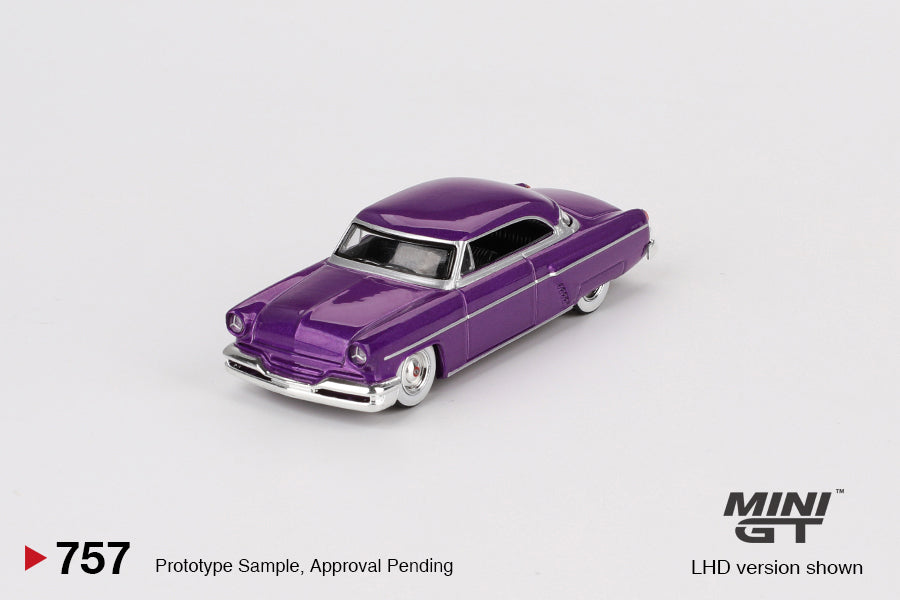 MiniGT - Lincoln Capri Hot Rod 1954 Purple Metallic