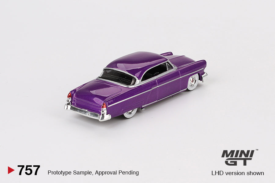 MiniGT - Lincoln Capri Hot Rod 1954 Purple Metallic