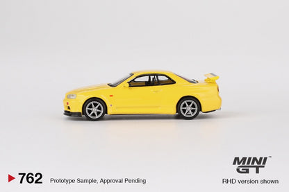 MiniGT - Nissan Skyline GT-R (34) V-Spec Lighting Yellow
