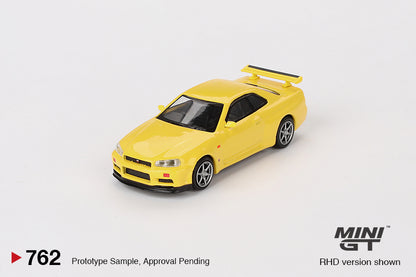 MiniGT - Nissan Skyline GT-R (34) V-Spec Lighting Yellow