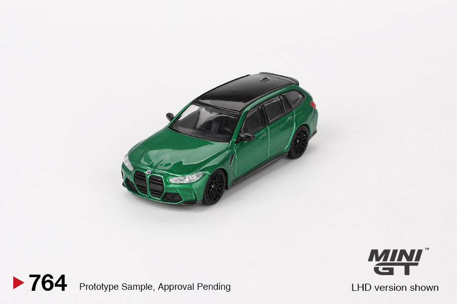 MiniGT - BMW M3 Competition Touring Isle of Man (Green Metallic)