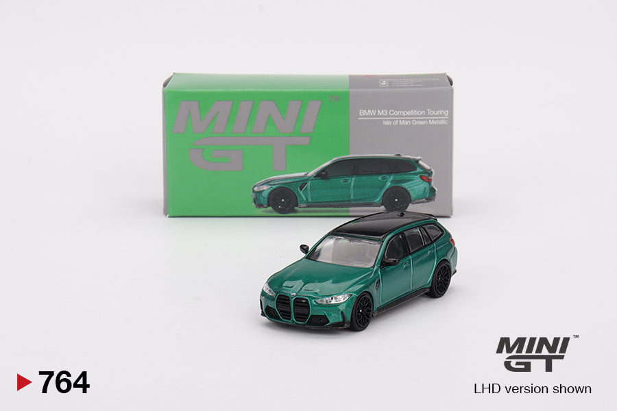 MiniGT - BMW M3 Competition Touring Isle of Man (Green Metallic)