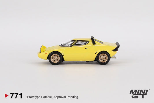 MiniGT - Lancia Stratos HF Stradale (Giallo Fly - Yellow)