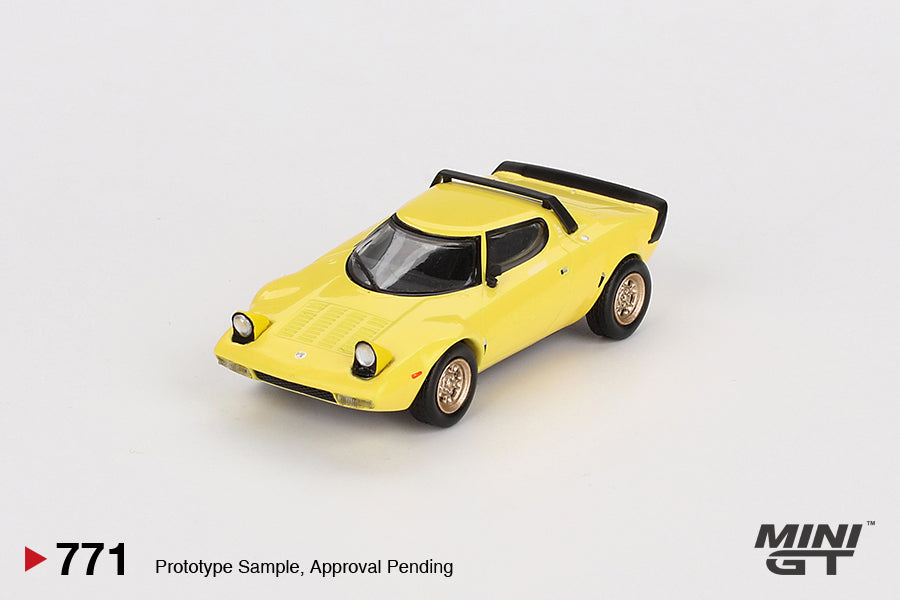 MiniGT - Lancia Stratos HF Stradale (Giallo Fly - Yellow)