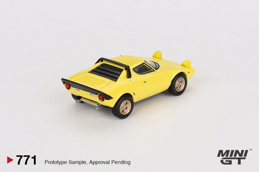 MiniGT - Lancia Stratos HF Stradale (Giallo Fly - Yellow)