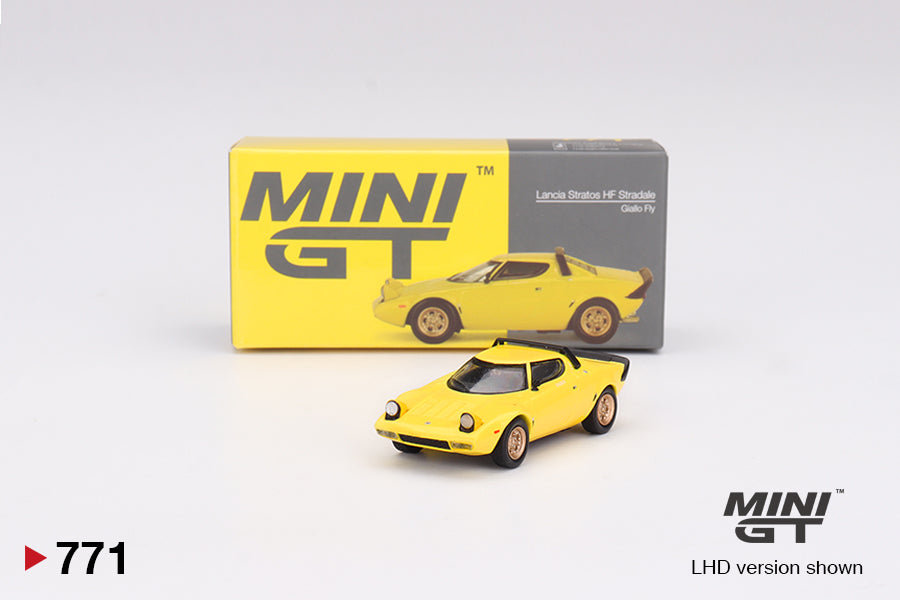 MiniGT - Lancia Stratos HF Stradale (Giallo Fly - Yellow)