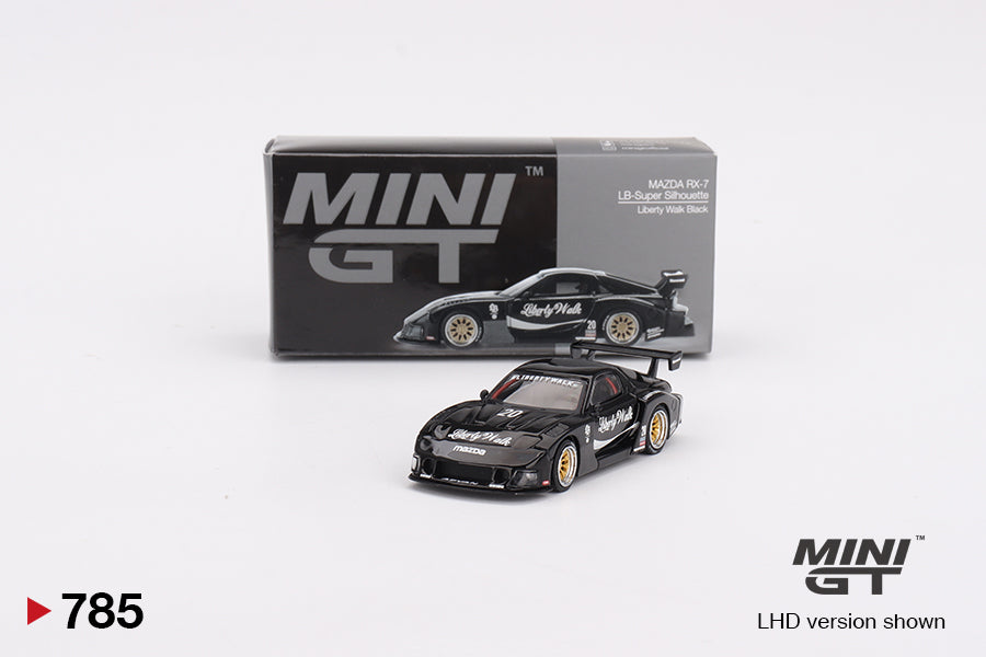 MiniGT - Mazda RX-7 LB-Super Silhouette Liberty Walk Black