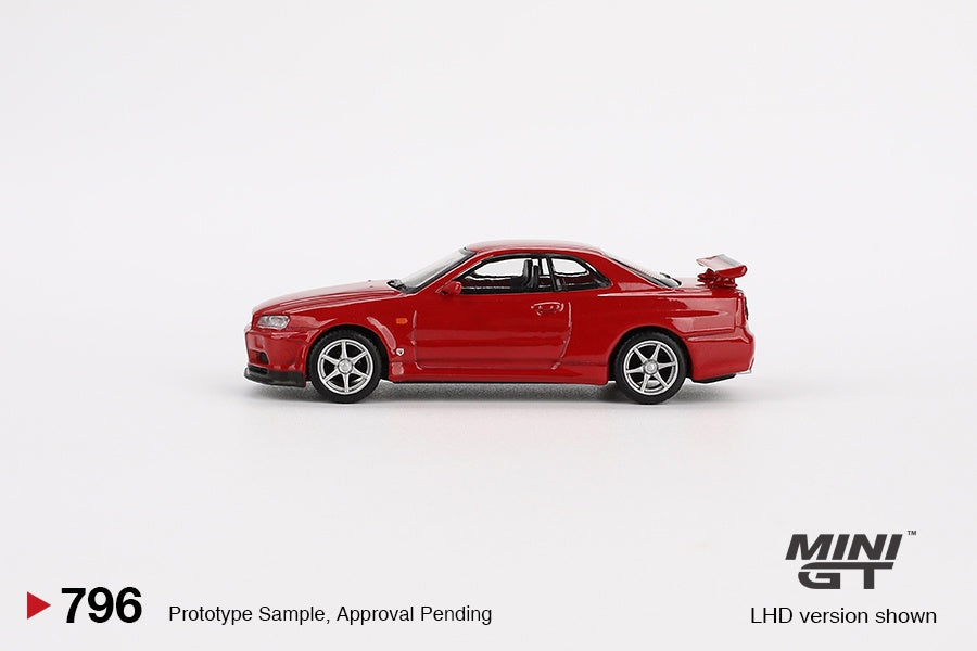 MiniGT - Nissan Skyline GT-R (R34) V-Spec Active Red