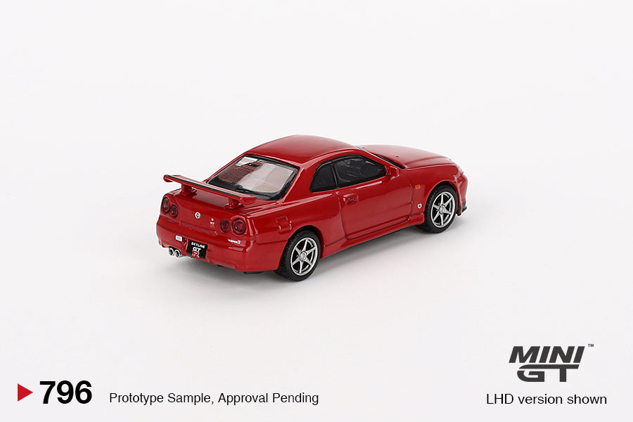 MiniGT - Nissan Skyline GT-R (R34) V-Spec Active Red