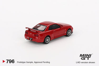 MiniGT - Nissan Skyline GT-R (R34) V-Spec Active Red