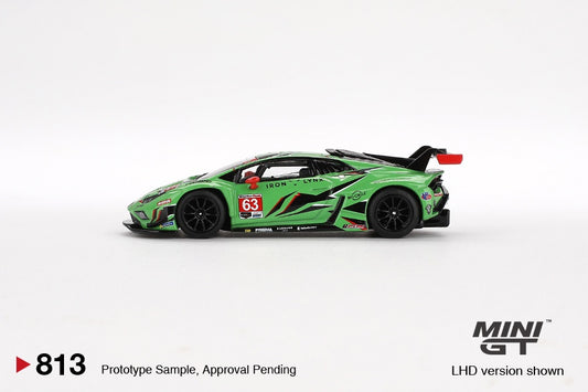 MiniGT - Lamborghini Huracán GT3 EVO2 #63 Iron Lynx 2023 - 1:64 Scale