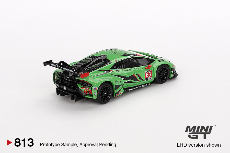 MiniGT - Lamborghini Huracán GT3 EVO2 #63 Iron Lynx 2023 - 1:64 Scale