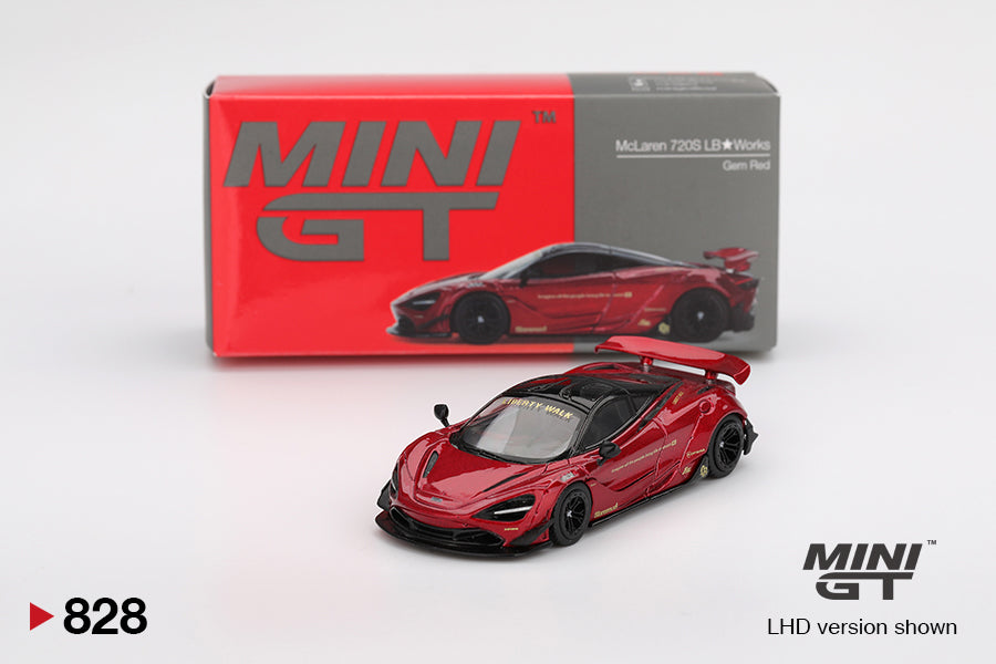 MiniGT - McLaren 720S LB-Works Liberty Works (Gem Red)