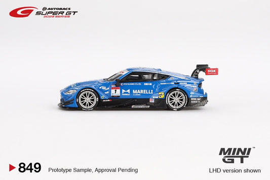 MiniGT - Nissan Z GT500 #1 MARELLI IMPUL Z TEAM IMPUL 2023 Super GT Series