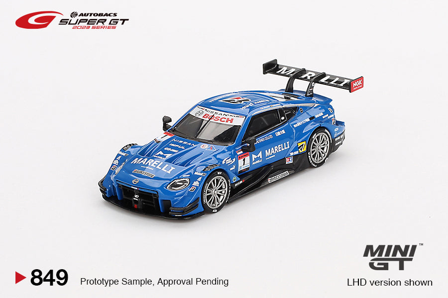 MiniGT - Nissan Z GT500 #1 MARELLI IMPUL Z TEAM IMPUL 2023 Super GT Series