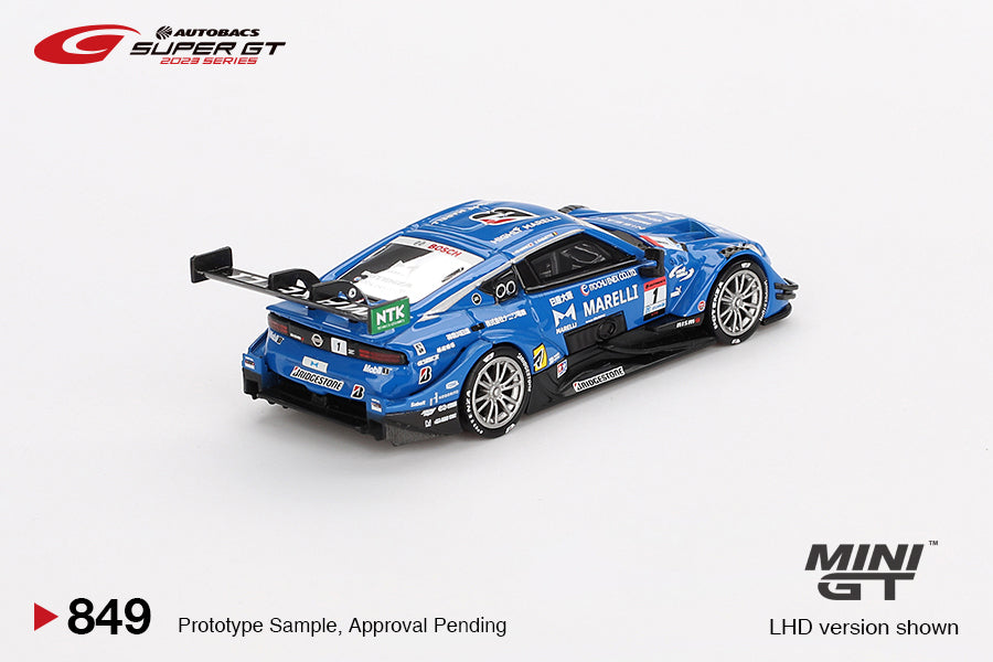 MiniGT - Nissan Z GT500 #1 MARELLI IMPUL Z TEAM IMPUL 2023 Super GT Series