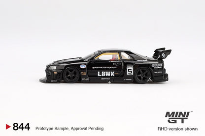 MiniGT - Nissan LB-ER34 LBWK Super Silhouette 'SKYLINE Black'