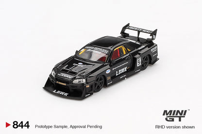 MiniGT - Nissan LB-ER34 LBWK Super Silhouette 'SKYLINE Black'