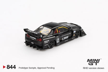 MiniGT - Nissan LB-ER34 LBWK Super Silhouette 'SKYLINE Black'