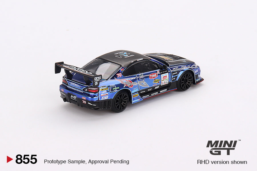 MiniGT - Nissan Silvia (S15) #70 D-MAX Racing 2023 D1 Grand Prix