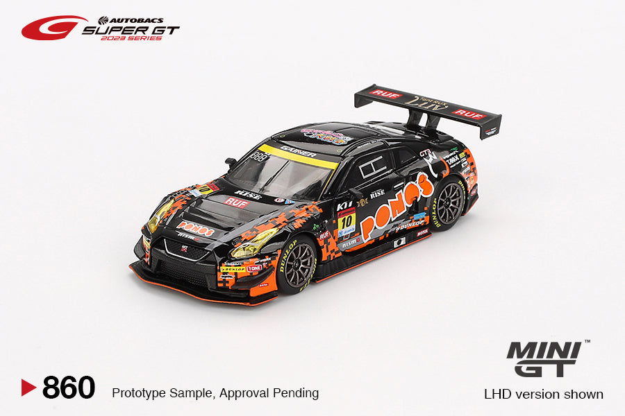 MiniGT - Nissan GT-R NISMO GT3 #10 'Ponos Gainer' GT-R 2023 Super GT Series