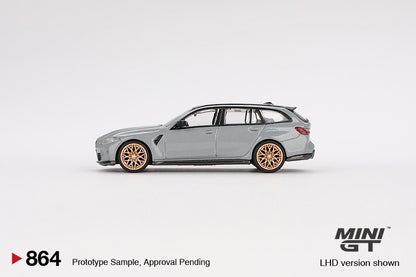 MiniGT - 2024 BMW M3 Touring (G81) Competition (Brooklyn Grey) - 1:64 Scale