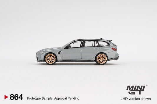 MiniGT - 2024 BMW M3 Touring (G81) Competition (Brooklyn Grey) - 1:64 Scale