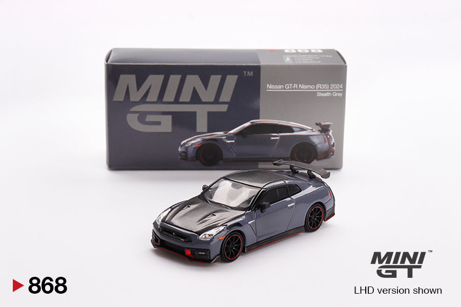 MiniGT - Nissan GT-R Nismo 2024 NISMO (Stealth Grey) - 1:64 Scale