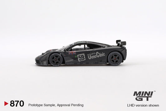 MiniGT - McLaren F1 GTR (Black) - 1:64 Scale