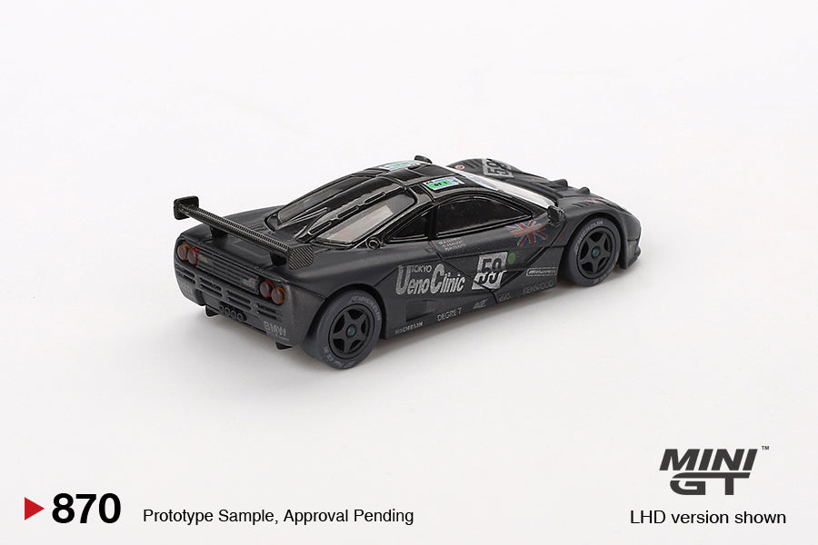 MiniGT - McLaren F1 GTR (Black) - 1:64 Scale – Relove Oxley