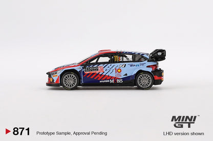MiniGT - Hyundai i20 N Rally1 Hybrid #11 Monte Carlo Winner