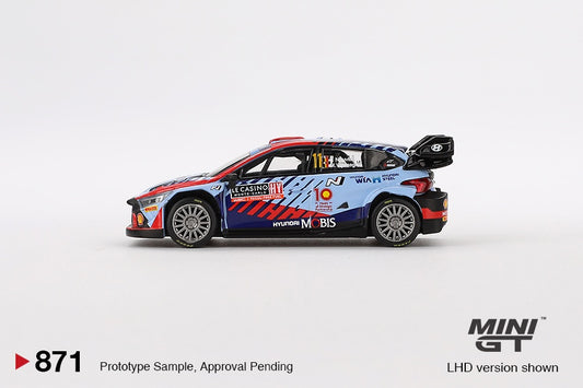 MiniGT - Hyundai i20 N Rally1 Hybrid #11 Monte Carlo Winner