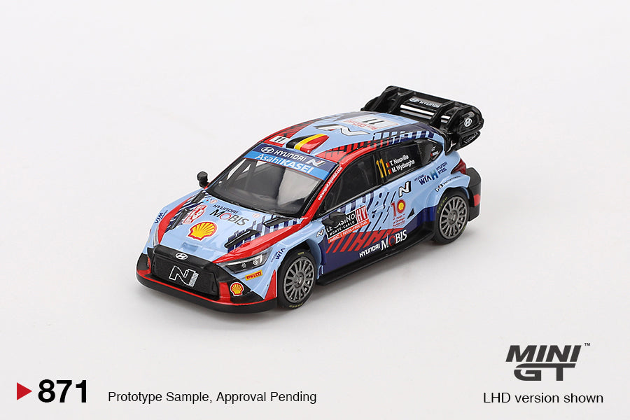 MiniGT - Hyundai i20 N Rally1 Hybrid #11 Monte Carlo Winner