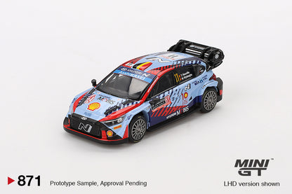 MiniGT - Hyundai i20 N Rally1 Hybrid #11 Monte Carlo Winner