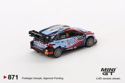 MiniGT - Hyundai i20 N Rally1 Hybrid #11 Monte Carlo Winner