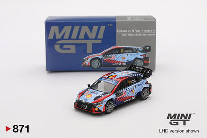MiniGT - Hyundai i20 N Rally1 Hybrid #11 Monte Carlo Winner