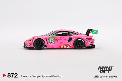 MiniGT - Porsche 911 (992) GT3 #80 AO Racing 2023 Roxy (Pink)