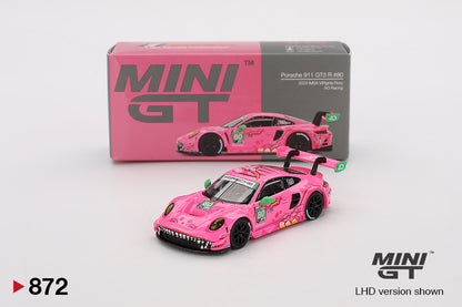MiniGT - Porsche 911 (992) GT3 #80 AO Racing 2023 Roxy (Pink)