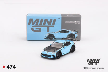MiniGT - Toyota GR86 LB Nation (Baby Blue)