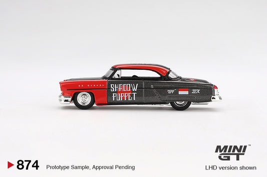 MiniGT - Lincoln Capri Hot Rod 1954 "Shadow Puppet" MINI GT x MIZU Diecast 2024