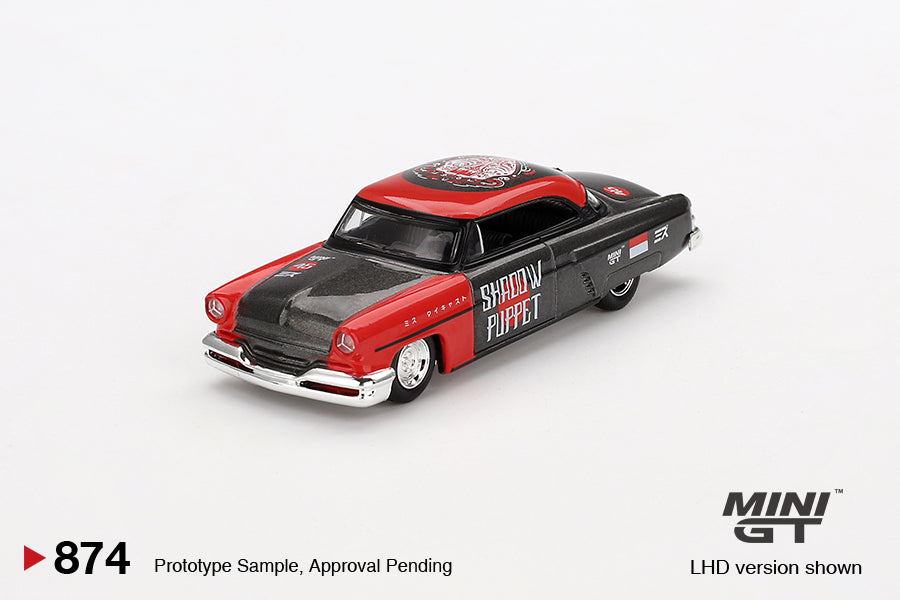 MiniGT - Lincoln Capri Hot Rod 1954 "Shadow Puppet" MINI GT x MIZU Diecast 2024
